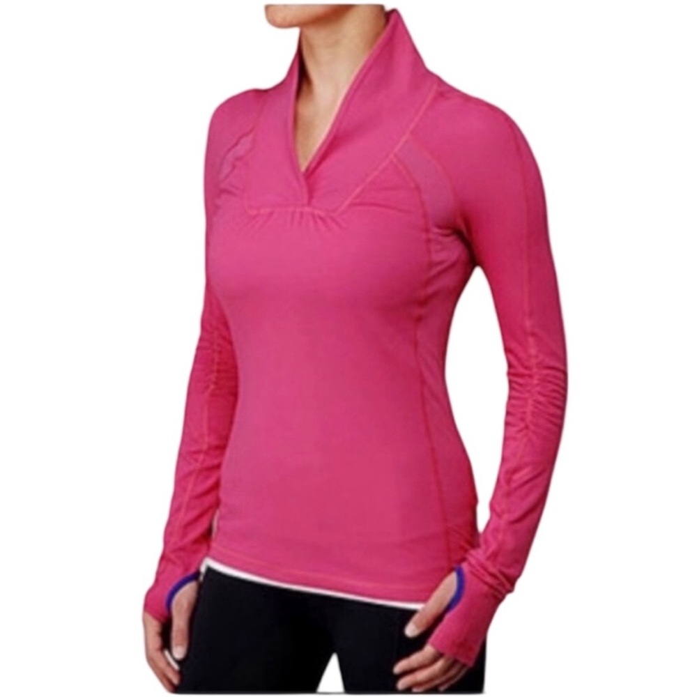 Lululemon Brisk Run Pullover in Senorita Pink Women’s Size 6